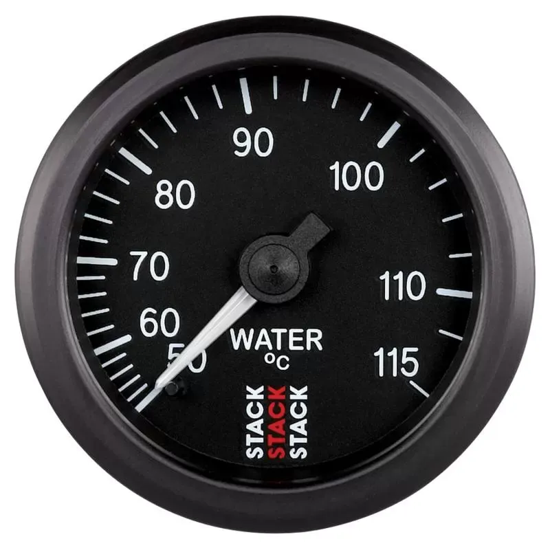 AutoMeter Gauge WTmp Mech 52mm Blk 50-115deg.C - ST3107