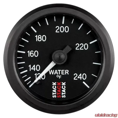 AutoMeter Gauge WTmp Mech 52mm Blk 120-240deg.F - ST3108
