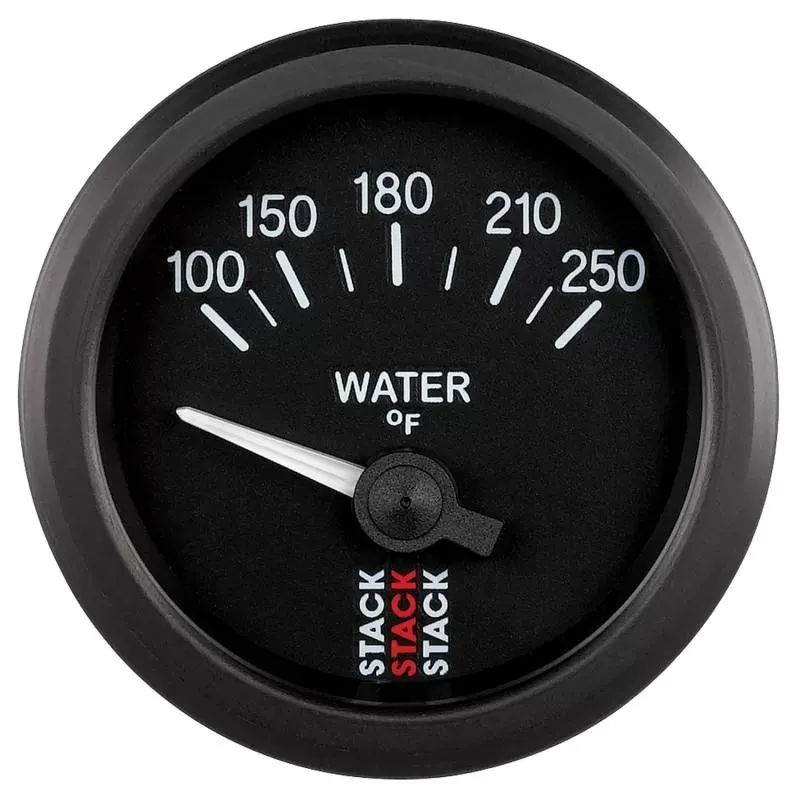 AutoMeter Gauge WTmp Electric 52mm Blk 100-250deg.F - ST3208
