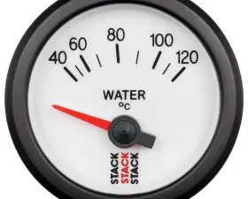 AutoMeter Gauge WTmp Elec 52mm Wht 40-120deg.C
