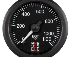 AutoMeter Gauge EGT ProStpr 52mm Blk 1100deg.C