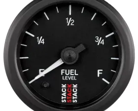 AutoMeter Gauge FLevel ProStpr 52mm Blk 280ohm Prgrm