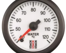 AutoMeter Gauge WTmp ProStpr 52mm Wht 40-120deg.C