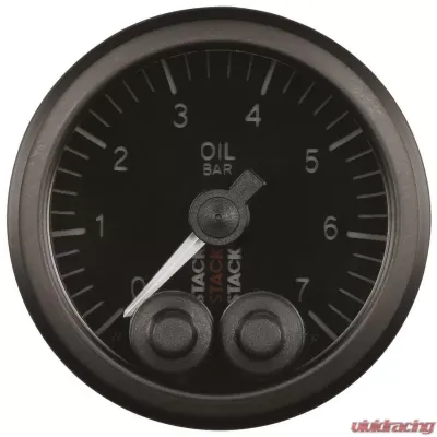 AutoMeter Gauge OilP Pro-Cntrl 52mm Blk 7 Bar - ST3501
