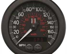 AutoMeter SPEEDOMETER; GPS; 88MM; BLK; 0-180 MPH/290 KM/H
