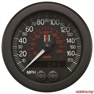 AutoMeter SPEEDOMETER; GPS; 88MM; BLK; 0-180 MPH/290 KM/H - ST3803