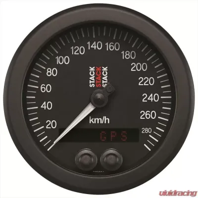 AutoMeter SPEEDOMETER; GPS; 88MM; BLK; 0-290 KM/H - ST3804