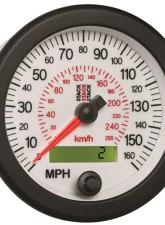 AutoMeter Speedo Elec 88mm Wht 160MPH/260km/h                                     - ST3851 - Image 3