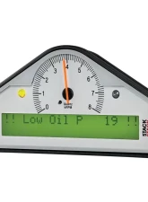 AutoMeter ST8100-B White 0-8K RPM Pre-Configured Race Display, 7.5in Gauge Size                                     - ST8100-B - Image 3