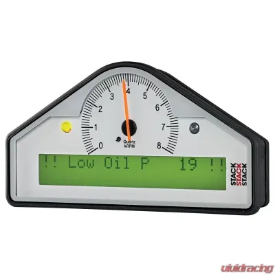 AutoMeter ST8100-B White 0-8K RPM Pre-Configured Race Display, 7.5in Gauge Size - ST8100-B
