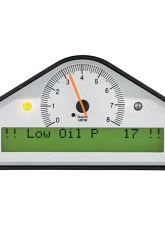 AutoMeter ST8100-B White 0-8K RPM Pre-Configured Race Display, 7.5in Gauge Size                                     - ST8100-B - Image 2