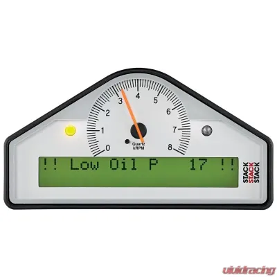 AutoMeter ST8100-B White 0-8K RPM Pre-Configured Race Display, 7.5in Gauge Size - ST8100-B