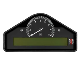 AutoMeter ACTION REPLAY DASH; BLK; 0-8K RPM (BAR; DEG. C; KM/H)