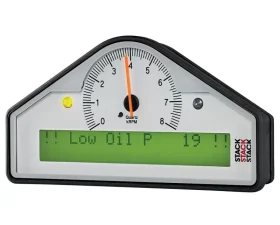 AutoMeter ACTION REPLAY DASH; WHT; 0-8K RPM (PSI; DEG. C; MPH)