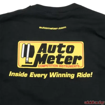AutoMeter T-SHIRT; ADULT XXXLARGE; BLACK; COMPETITION INSTRUMENTS - 0422XXXL