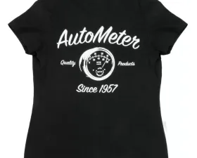 AutoMeter T-SHIRT; WOMEN S LARGE; BLACK; VINTAGE