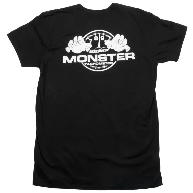 AutoMeter T-SHIRT; ADULT XXLARGE; BLACK; MONSTER - 0424XXL
