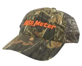 HAT; MESH BACK W/VELCRO; HUNTING CAMO; BLAZE ORANGE AUTOMETER