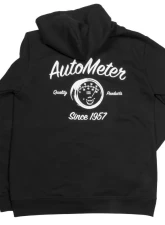 AutoMeter ZIP HOODIE; ADULT MEDIUM; BLACK; VINTAGE                                     - 0448M - Image 7