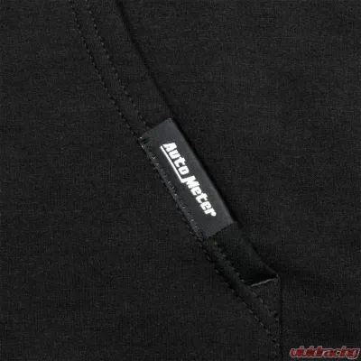 AutoMeter ZIP HOODIE; ADULT MEDIUM; BLACK; VINTAGE - 0448M