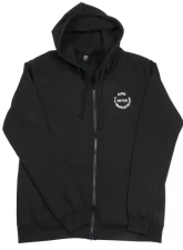 AutoMeter ZIP HOODIE; ADULT MEDIUM; BLACK; VINTAGE                                     - 0448M - Image 7