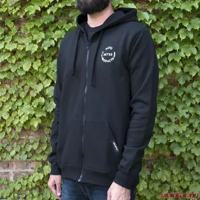 AutoMeter ZIP HOODIE; ADULT MEDIUM; BLACK; VINTAGE - 0448M