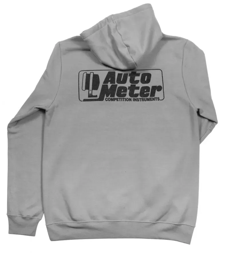 AutoMeter PULLOVER HOODIE; ADULT XLARGE; Grey; COMPETITION - 0449XL