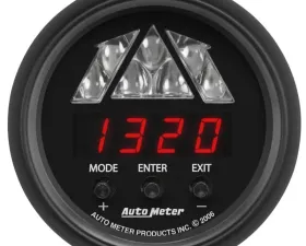 AutoMeter GAUGE; TACHOMETER; DIGITAL RPM W/LED SHIFT LIGHT; Z-SERIES