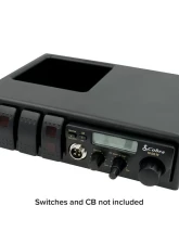 AutoMeter SWITCH PANEL; CB MOUNT; DASH TOP; JEEP JL 2018+; BLACK Jeep Wrangler 2018-2020                                     - 5397 - Image 2