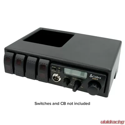 AutoMeter SWITCH PANEL; CB MOUNT; DASH TOP; JEEP JL 2018+; BLACK Jeep Wrangler 2018-2020 - 5397