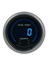 AutoMeter GAUGE; FUEL/VOLT; 2 1/16in. TWO CHANNEL; SELECTABLE; COBALT ELITE DIGITAL                                     - 6709-CB - Image 2