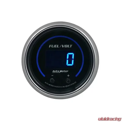 AutoMeter GAUGE; FUEL/VOLT; 2 1/16in. TWO CHANNEL; SELECTABLE; COBALT ELITE DIGITAL - 6709-CB