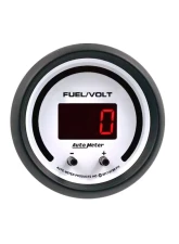 AutoMeter GAUGE; FUEL/VOLT; 2 1/16in. TWO CHANNEL; SELECTABLE; PHANTOM ELITE DIGITAL                                     - 6709-PH - Image 2