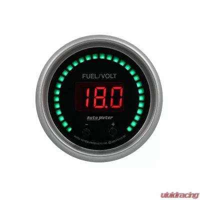 AutoMeter GAUGE; FUEL/VOLT; 2 1/16in. TWO CHANNEL; SELECTABLE; SPORT-COMP ELITE DIGITAL - 6709-SC