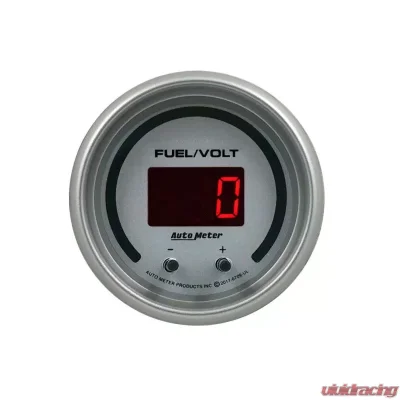 AutoMeter GAUGE; FUEL/VOLT; 2 1/16in. TWO CHANNEL; SELECTABLE; ULTRA-LITE ELITE DIGITAL - 6709-UL