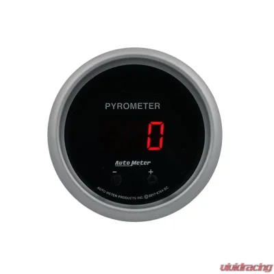 AutoMeter GAUGE; PYROMETER; 2 1/16in.; TWO CHANNEL; SELECTABLE; SPORT-COMP ELITE DIGITAL - 6744-SC