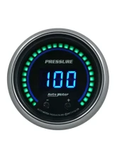 AutoMeter GAUGE; PRESSURE; 2 1/16in.; TWO CHANNEL; SELECTABLE; COBALT ELITE DIGITAL                                     - 6752-CB - Image 2