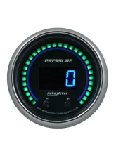 AutoMeter GAUGE; PRESSURE; 2 1/16in.; TWO CHANNEL; SELECTABLE; COBALT ELITE DIGITAL                                     - 6752-CB - Image 2