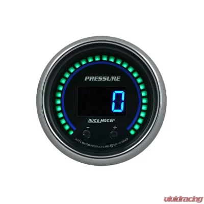 AutoMeter GAUGE; PRESSURE; 2 1/16in.; TWO CHANNEL; SELECTABLE; COBALT ELITE DIGITAL - 6752-CB