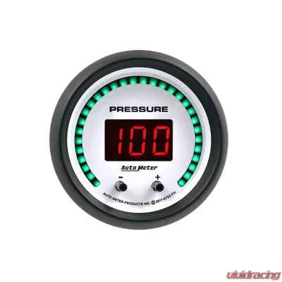 AutoMeter GAUGE; PRESSURE; 2 1/16in.; TWO CHANNEL; SELECTABLE; PHANTOM ELITE DIGITAL - 6752-PH