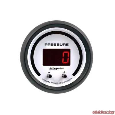 AutoMeter GAUGE; PRESSURE; 2 1/16in.; TWO CHANNEL; SELECTABLE; PHANTOM ELITE DIGITAL - 6752-PH