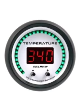 AutoMeter GAUGE; FLUID TEMPERATURE; 2 1/16in.; 2 CHAN; SELECTABLE; PHANTOM ELITE DIGITAL                                     - 6754-PH - Image 2