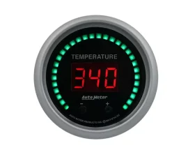 AutoMeter GAUGE; FLUID TEMPERATURE; 2 1/16in.; 2 CHAN; SELECTABLE; SPORT-COMP ELITE DIGITA