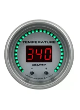 AutoMeter GAUGE; FLUID TEMPERATURE; 2 1/16in.; 2 CHAN; SELECTABLE; ULTRA-LITE ELITE DIGITA                                     - 6754-UL - Image 2