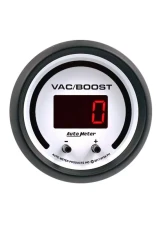 AutoMeter GAUGE; VAC/BOOST; 2 1/16in.; TWO CHANNEL; SELECTABLE; PHANTOM ELITE DIGITAL                                     - 6758-PH - Image 2