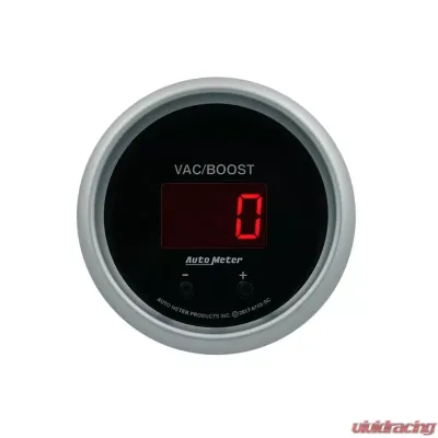 AutoMeter GAUGE; VAC/BOOST; 2 1/16in.; TWO CHANNEL; SELECTABLE; SPORT-COMP ELITE DIGITAL - 6758-SC