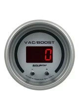 AutoMeter GAUGE; VAC/BOOST; 2 1/16in.; TWO CHANNEL; SELECTABLE; ULTRA-LITE ELITE DIGITAL                                     - 6758-UL - Image 2