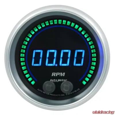 AutoMeter GAUGE; TACHOMETER; 3 3/8in.; 16K RPM; IN-DASH; COBALT ELITE DIGITAL - 6798-CB