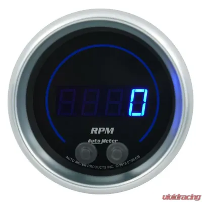 AutoMeter GAUGE; TACHOMETER; 3 3/8in.; 16K RPM; IN-DASH; COBALT ELITE DIGITAL - 6798-CB