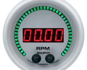 AutoMeter GAUGE; TACHOMETER; 3 3/8in.; 16K RPM; IN-DASH; ULTRA-LITE ELITE DIGITAL
